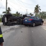Crash closes Bodden Town Road