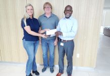 Scholarship donation for school’s flight club