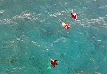 Police helicopter tracks down divers, WaveRunner