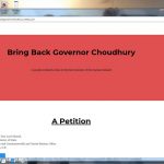 EDITORIAL – Gov. Choudhury: Keeping politics out of the process