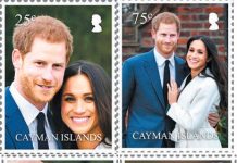 New Cayman stamps commemorate royal wedding