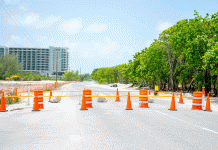 Limited access to old West Bay Road