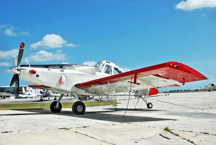 Cayman’s current approach to combating mosquitoes consists of aerial spraying by the MRCU plane, above, fogging from trucks, and the release of genetically modified mosquitoes, among other measures.