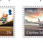Post office celebrates Cayman Airways anniversary with new stamps