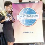 Cayman stars in district round of Toastmasters