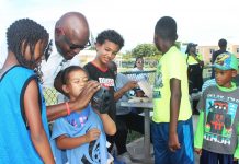 Police deliver message of road safety to football-playing youngsters