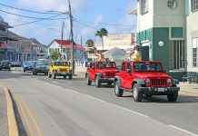 Miss Cayman motorcade hits the road