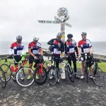 Cyclists complete ride from Cornwall to John o’Groats