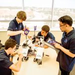 Students get ready to release the kraken in robot games