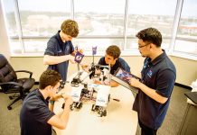 Students get ready to release the kraken in robot games