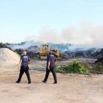 Vegetation fuels fire at Bodden Town quarry