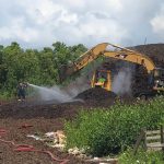 Shredded tire fire in South Sound