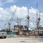 Jolly Roger pulled free after running aground