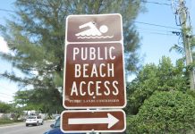New public beach access signs erected