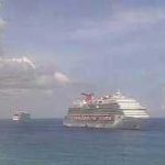 Mega cruise ship makes emergency stop