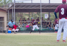 Cayman men’s team wins as rain cuts short softball tournament