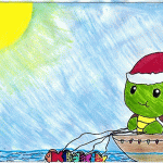 Schoolgirls design Christmas cards for fundraiser