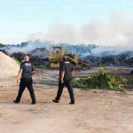 Fire Service says residents were safe from quarry fire