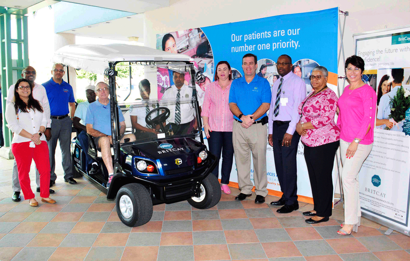 Golf cart donated to hospital Cayman Compass