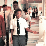 Young gentlemen get etiquette lesson