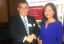 Speaker Bush attends meeting in London for Royal Commonwealth Society