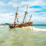 Jolly Roger runs aground for second time in month