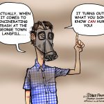 Landfill burn