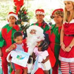 Santa Landing on Saturday