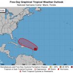 New storm system developing in Atlantic Ocean