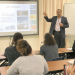 CUC chief executive speaks to ICCI students