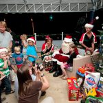 Scubaluminations brings Santa in by water