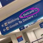 Airport sign gaffe widely shared on social media