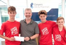 Conyers supports Little Grand Race team