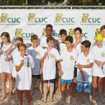 Perfect conditions for CUC’s 30th annual 800m sea swim