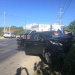 Cars collide on Eastern Avenue