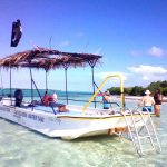 Restored glass-bottom boat now Little Cayman tourist vessel