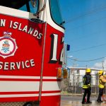 Firefighters tackle blazes at landfill