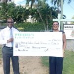 Webster’s Tours donate $5,000 to Maple House