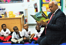 Lord Hastings promotes reading at Red Bay Primary