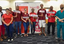Donors give blood at George Town library event