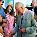 Prince tours Sister Islands, meets with locals