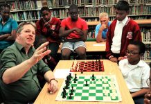 Visiting grandmaster captures students’ interest in chess