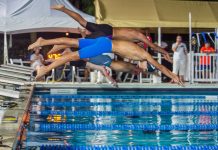 Records tumble at national swimming championships