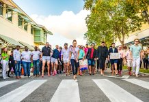 Guys in heels strut their stuff for charity