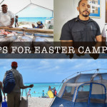 Campers head to beach for Easter