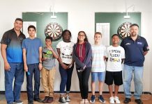 Young players take a stab at darts