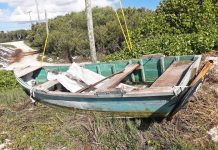 Tourists encounter migrant boat outside East End resort