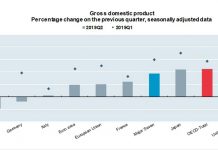 Economic growth in OECD area slows to 0.5%