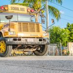 8 students treated in hospital after school bus crash