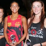 Rabess dominates all three legs of Stroke and Stride